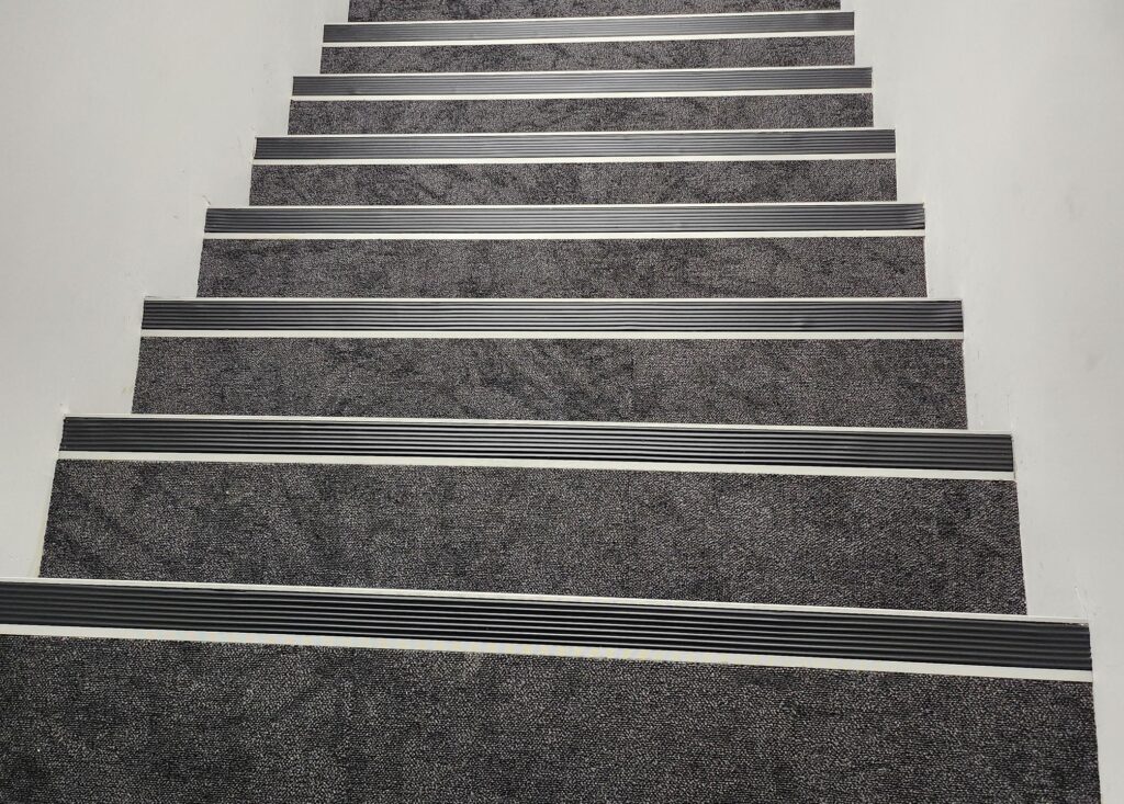 Commercial carpet and stair nosing replacement