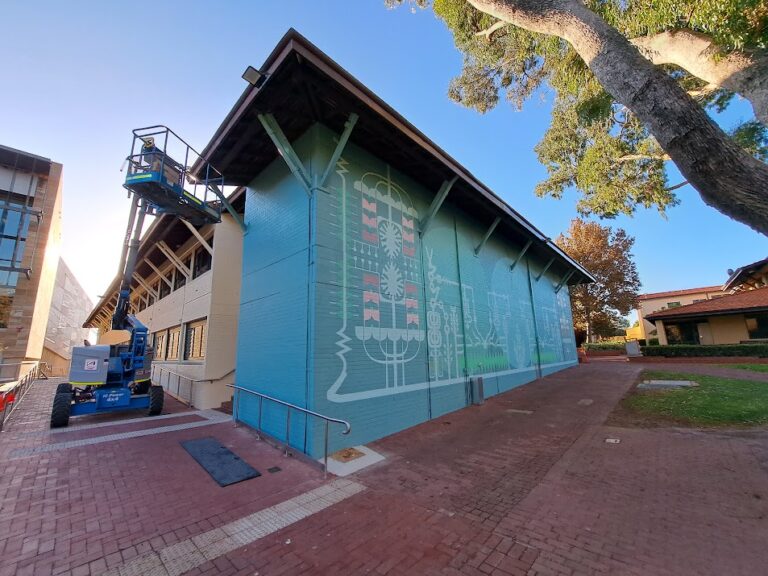 Elevated work platform at a school building, Mosman Park