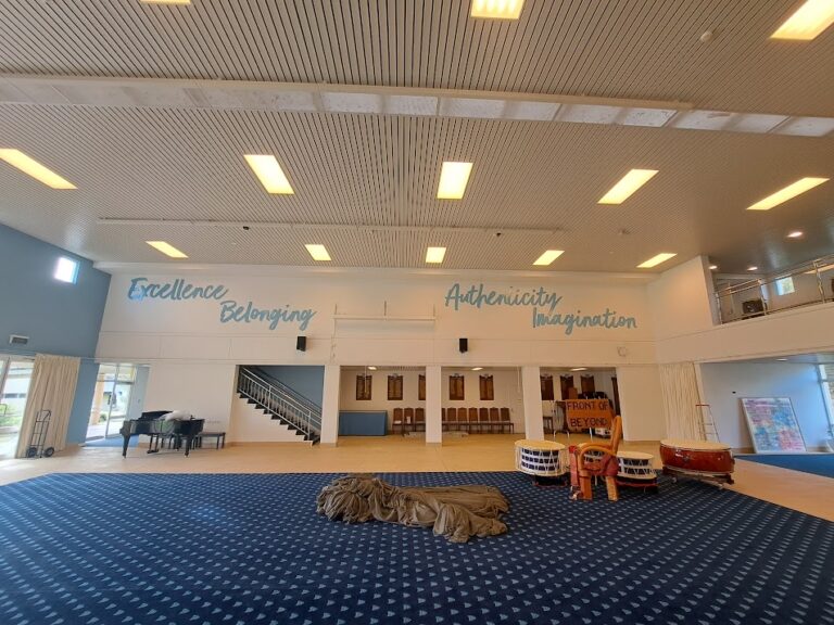 School hall interior