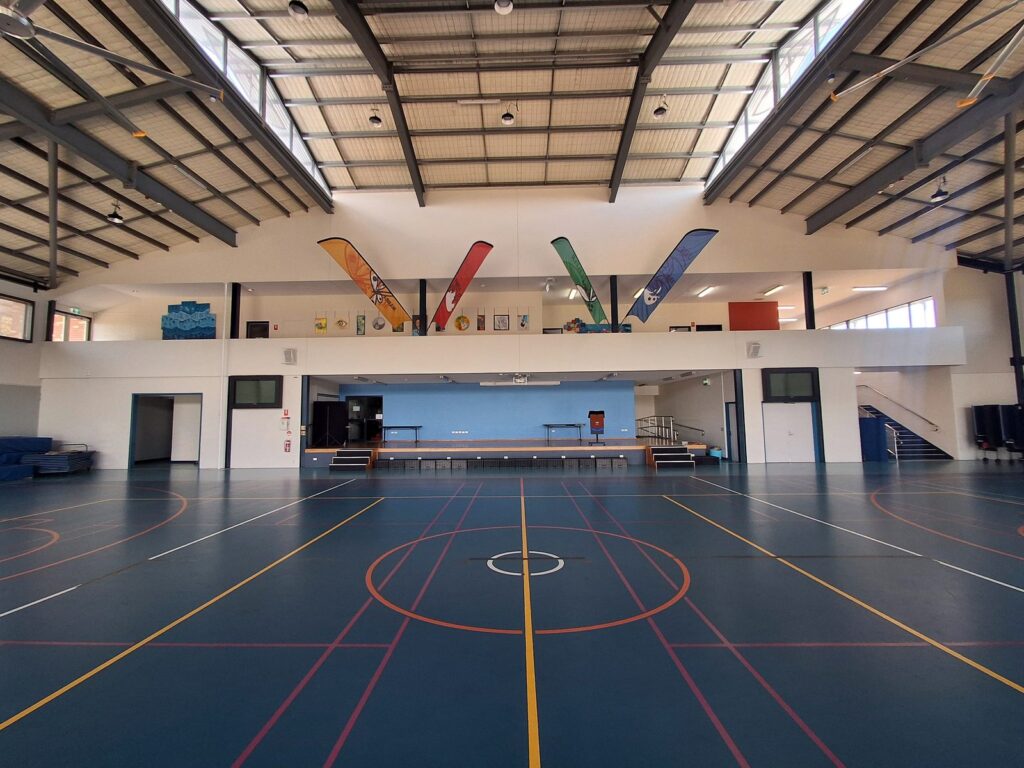 The hall, school hall stage before renovation, Baldivis