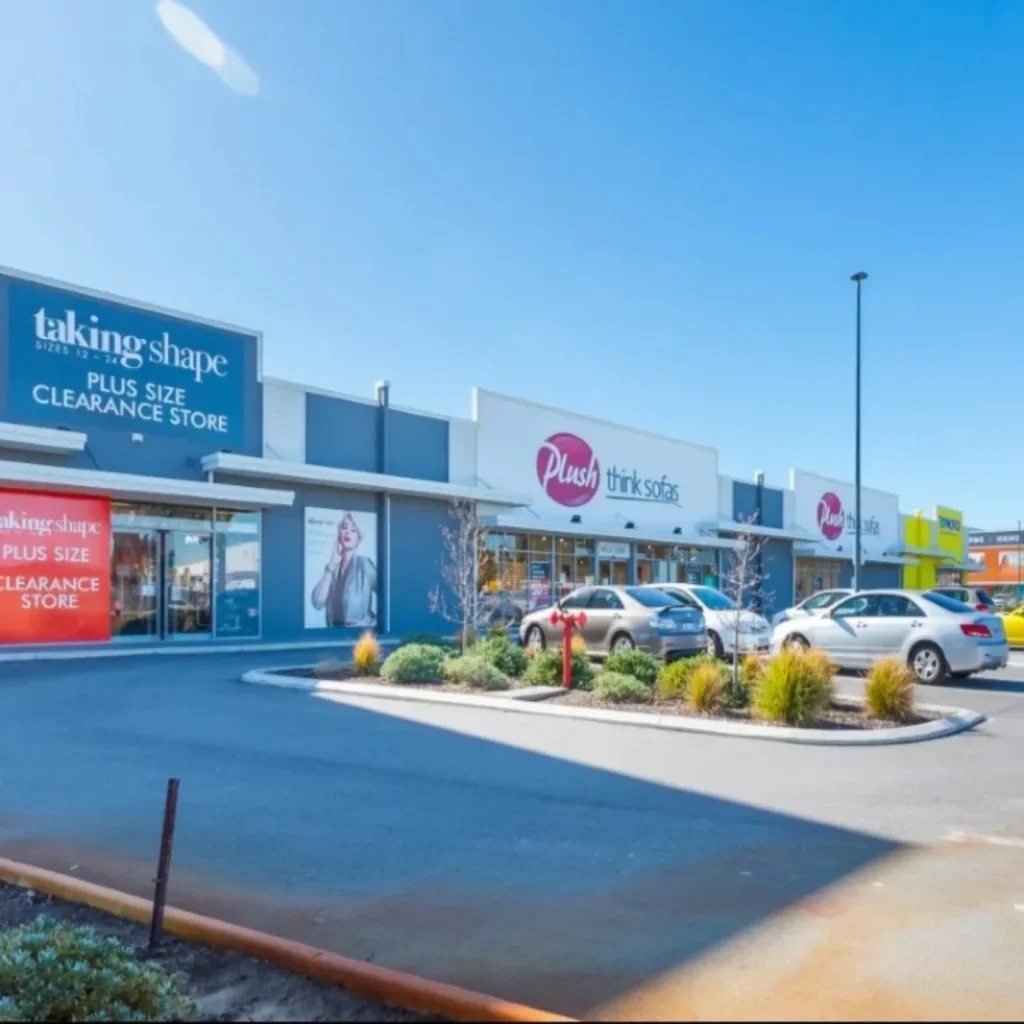 Shopping centre canopy repaint, Midland